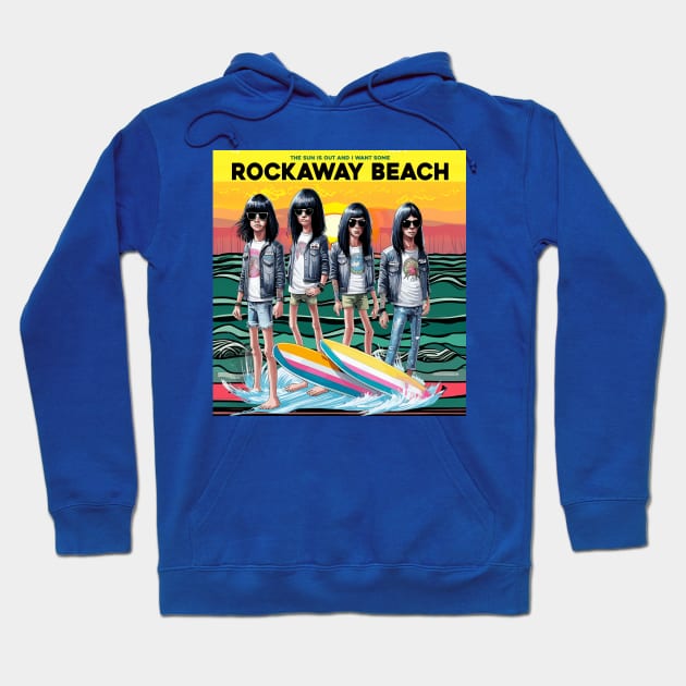 Rockaway Beach Punk Hoodie by Kingrocker Clothing